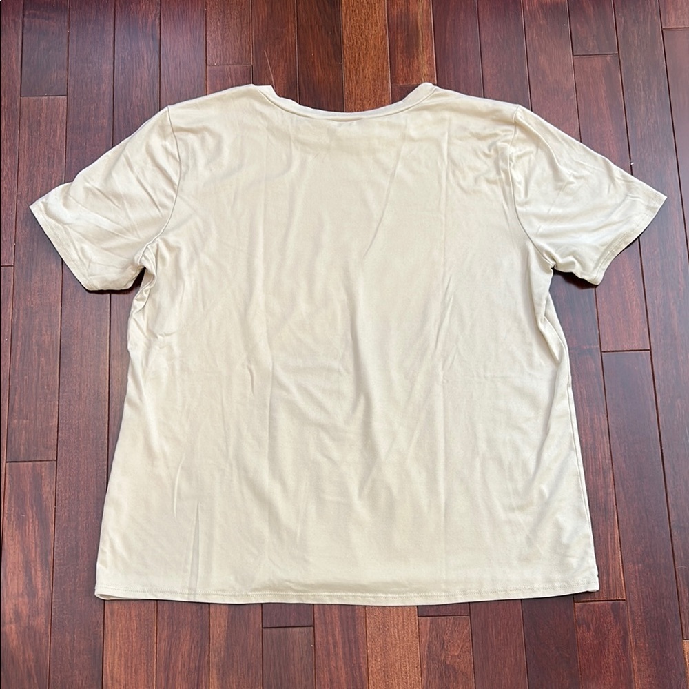 Beige Graphic T-Shirt with Adventure Print - Picture 3 of 5